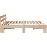  Krevetni okvir s uzglavljem 200x200 cm Masivna borovina | shoptok.hr
