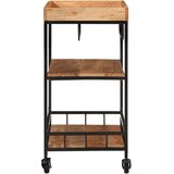 Barska kolica 60 x 40 x 80 cm masivno drvo bagrema i željezo | Eponuda.com