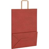  Papirnate vrećice 250 kom s ručkama crvene 32x17x44 cm | shoptok.hr