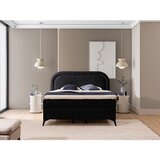 Ropez Crni boxspring krevet s prostorom za odlaganje 160x200 cm Ornes – | shoptok.hr