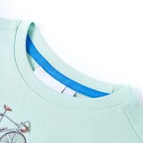  Dječja majica svijetla boja mente 116 | shoptok.hr
