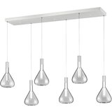CINQUE bela led viseča svetilka s steklenim senčilom cipera – | Shoptok.si