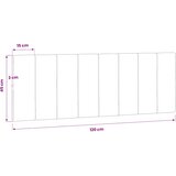  Jastuk za uzglavlje Hanko tamnosivi 120 cm baršunasti | shoptok.hr