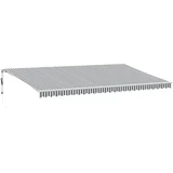 vidaXL Avtomatsko zložljiva tenda z LED antracit in bela 600x350 cm, (21260663)