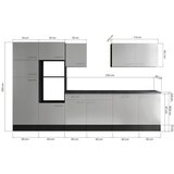 RESPEKTA Kuhinjski Blok Brez Aparatov Oliver, 340cm | Shoptok.si