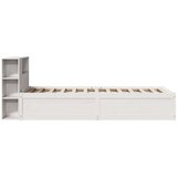 vidaXL Okvir kreveta bez madraca bijeli 100x200 cm konstruirano drvo | shoptok.hr