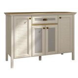 Hanah home Visenamenska komoda za kafe Krem Hrast Siva boja FRN 21034 | ePonuda.com