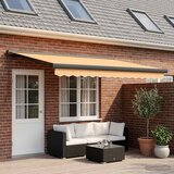  Povlačivi tende Pijesak 400 × 300 cm Platno i Aluminij | shoptok.hr
