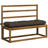  Jastučić za klupu VIANEN 100% poliester Antracit - Antracit 120 x 40 x 12 cm | shoptok.hr