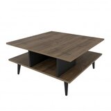 Hanah home Akya Sto za dnevnu sobu, 89x44x89cm, Orah-crni | Eponuda.ba