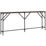  Konzolni stol boja hrasta 180x23x75 cm od konstruiranog drva | shoptok.hr