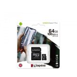 Kingston microSD 64GB Canvas Select Plus SDCS2/64GB +adapter Class10 Cene'.'