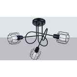  SL.1118 - Luster na šipci BELUCI 3xE14/40W/230V crna | Eponuda.com