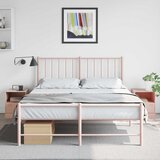  Noćni ormarići 2 kom ružičasti 34,5 x 39 x 44 cm čelični | shoptok.hr