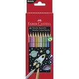 Faber-Castell faber-castell: set 10 barvnih svinčnikov - kovinske barve | Shoptok.si