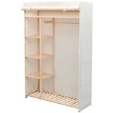 vidaXL garderobna omara iz blaga in borovine 110x40x170 cm Cene