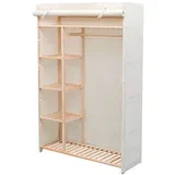 garderobna omara iz blaga in borovine 110x40x170 cm