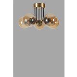 Opviq pablo 5 li eskitme bal Camlı avize ambergoldblack chandelier | ePonuda.com