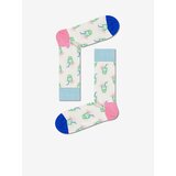 Happy Socks Blue-cream patterned socks Lemonade - Women | shoptok.hr