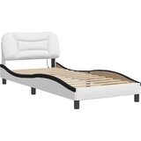  Okvir kreveta s LED svjetlima bijelo-crni 80x200cm umjetna koža | shoptok.hr