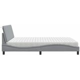  Krevet s madracem Hanko svjetlosivi 180x200 cm od tkanine | shoptok.hr