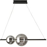 Ondaluce - LED luster na sajli FUFI (prigušiva) LED/40W/230V crna/zadimljena crna | Eponuda.com
