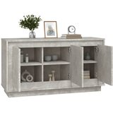 Komoda siva boja betona 102 x 35 x 55 cm od konstruiranog drva | shoptok.hr