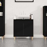 Ormarić za umivaonik crni 58x33x60 cm konstruirano drvo Cijene