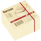Blok samoljepljiv kocka 75x75mm 450L Fornax žuti | Shoptok.si