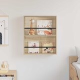  Polica za časopise s policom Zidne Sonoma hrast 60 x 12 x 70 cm | shoptok.hr