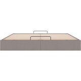 vidaXL Otomanski posteljni okvir brez vzmetnice taupe 200x200 cm blago, (21670821) | Shoptok.si