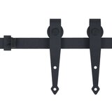 vidaXL Mini pribor za klizna vrata staje od ugljičnog čelika 152 cm | shoptok.hr