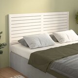  Uzglavlje za krevet bijelo 146 x 4 x 100 cm od masivne borovine | shoptok.hr