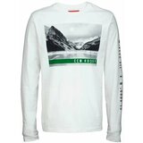 CCM Men's T-shirt NOSTALGIA POND L/S TEE SR White cene
