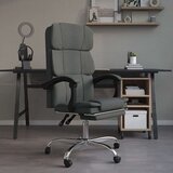  Uredski naslonjač od tkanine tamnosivi | shoptok.hr