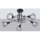  Sollux SL.1110 - Luster na stalku ARTEMIS 5xE14/40W/230V crna | Eponuda.com