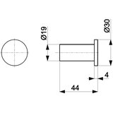 KFA armatura 864-020-31 - zidna kuka towel inox/zlatna | Eponuda.com
