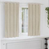 vidaXL Zavjese Krem Poliester 140 x 175 cm Zavjese Pravokutne Cijene