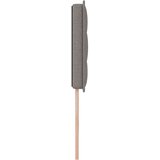 vidaXL vzglavje Taupe Les in blago 90 x 7 x 78 cm Enostavno | Shoptok.si