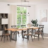  Noge za jedilno mizo v obliki črke U, 3 kosi, antracitne, 80 x (72-73) cm, jeklo, (22124017) | Shoptok.si