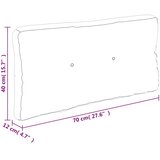  Jastuk za palete krem 70 x 40 x 12 cm od tkanine | shoptok.hr
