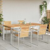  TrpezarijskiStol Smeđa 180 x 90 x 75 cm Čvrsto teak drvo | Eponuda.ba