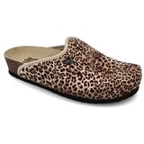 Grubin ženske kućne papuče Caki Classic 1573660, Leopard print Cene