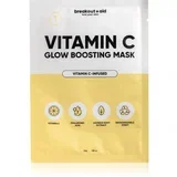 Vitamin C Glow Boosting Mask maska iz platna z vitaminom C 34 g