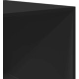  Ormar crni 100 x 50 x 200 cm od konstruiranog drva | shoptok.hr