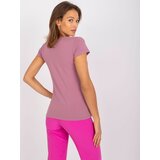 BASIC Feel Good T-shirt-RV-TS-4623.67-dark pink | Shoptok.si