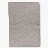 Mette Ditmer Denmark Sivi prekrivač od recikliranog pamuka za krevet za jednu osobu 140x250 cm Trio - | shoptok.hr