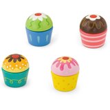 Viga drveni kolačići cupcakes 4 kom | shoptok.hr