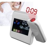 Venisymlis Budilka S Projekcijo, Led Digitalna Projekcijska Budilka Usb Polnilna Budilka Lazy Elektronska Ura Vremenska Projekcija Budilka Bela, (22060596) | Shoptok.si