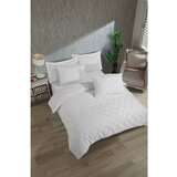 Mijolnir Bela posteljnina za zakonsko posteljo iz damasta 200x200 cm Kareli – Cene